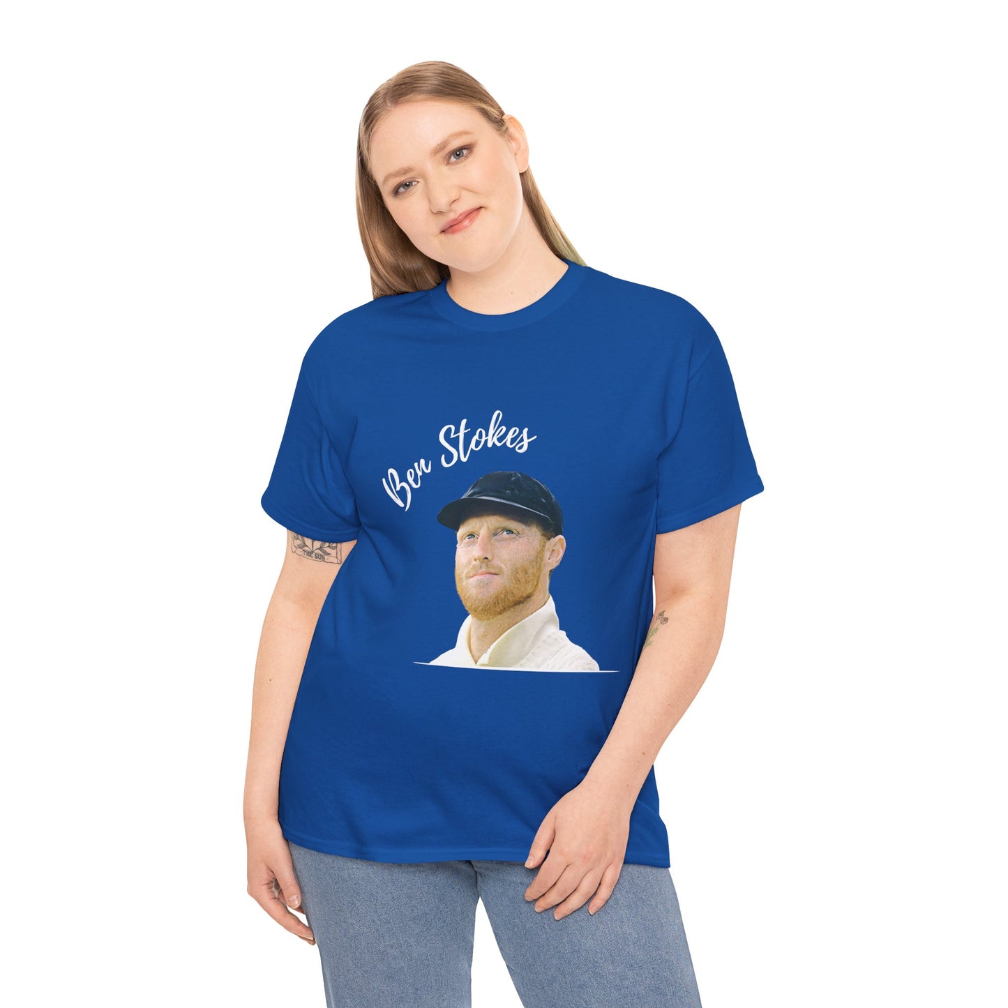 Ben Stokes - Portrait - Unisex Heavy Cotton Tee