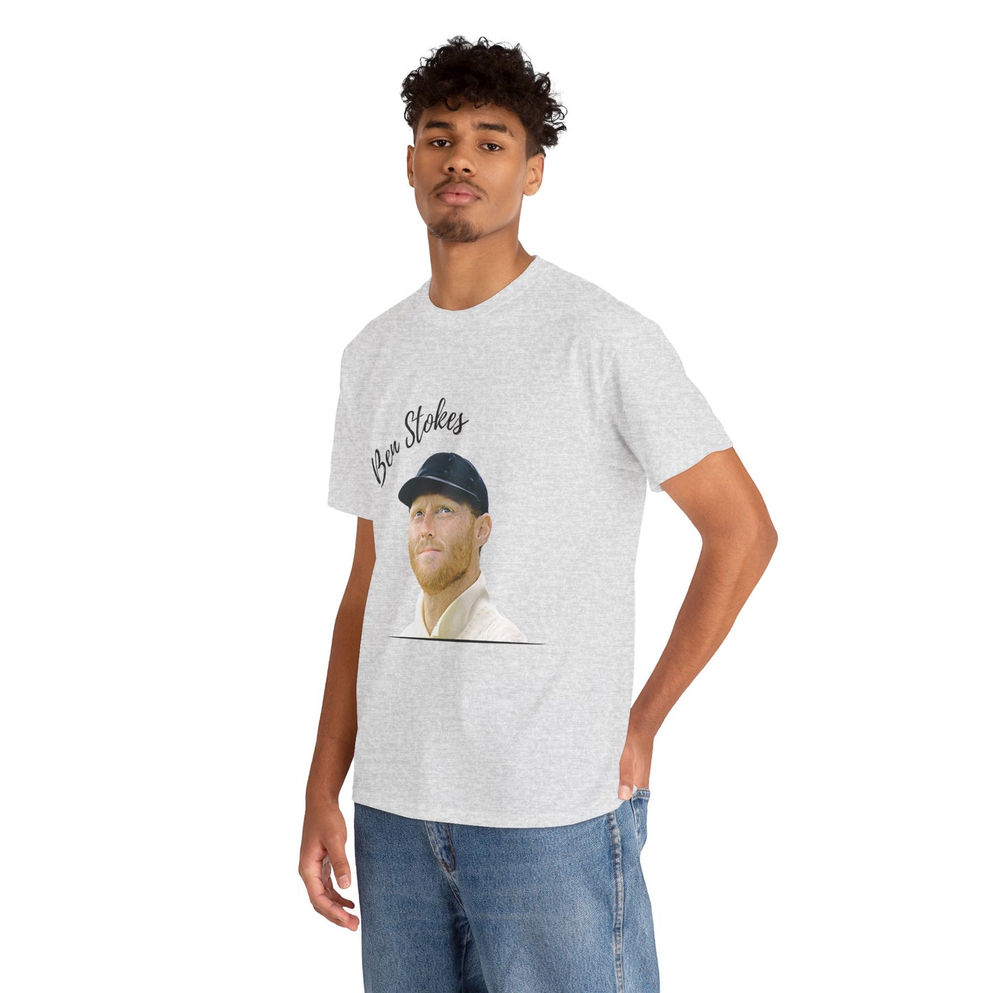 Ben Stokes - Portrait - Unisex Heavy Cotton Tee