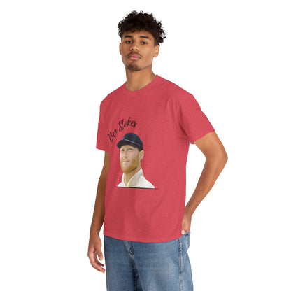 Ben Stokes - Portrait - Unisex Heavy Cotton Tee