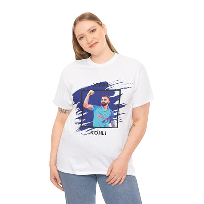 Virat Kohli - Brushstroke frame - Unisex Heavy Cotton Tee