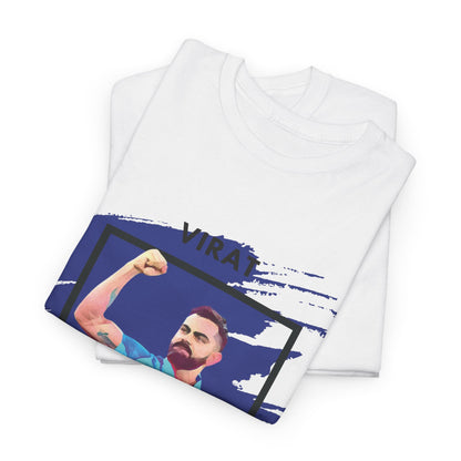 Virat Kohli - Brushstroke frame - Unisex Heavy Cotton Tee