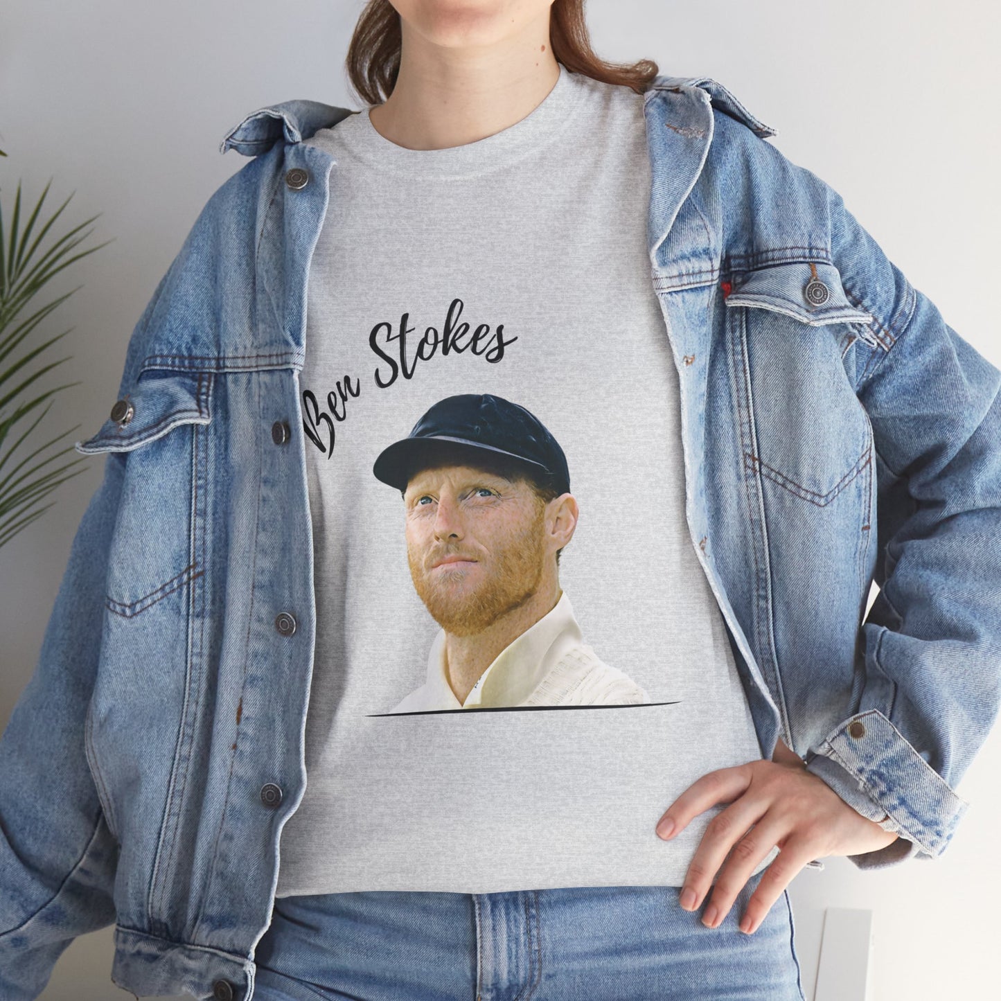 Ben Stokes - Portrait - Unisex Heavy Cotton Tee