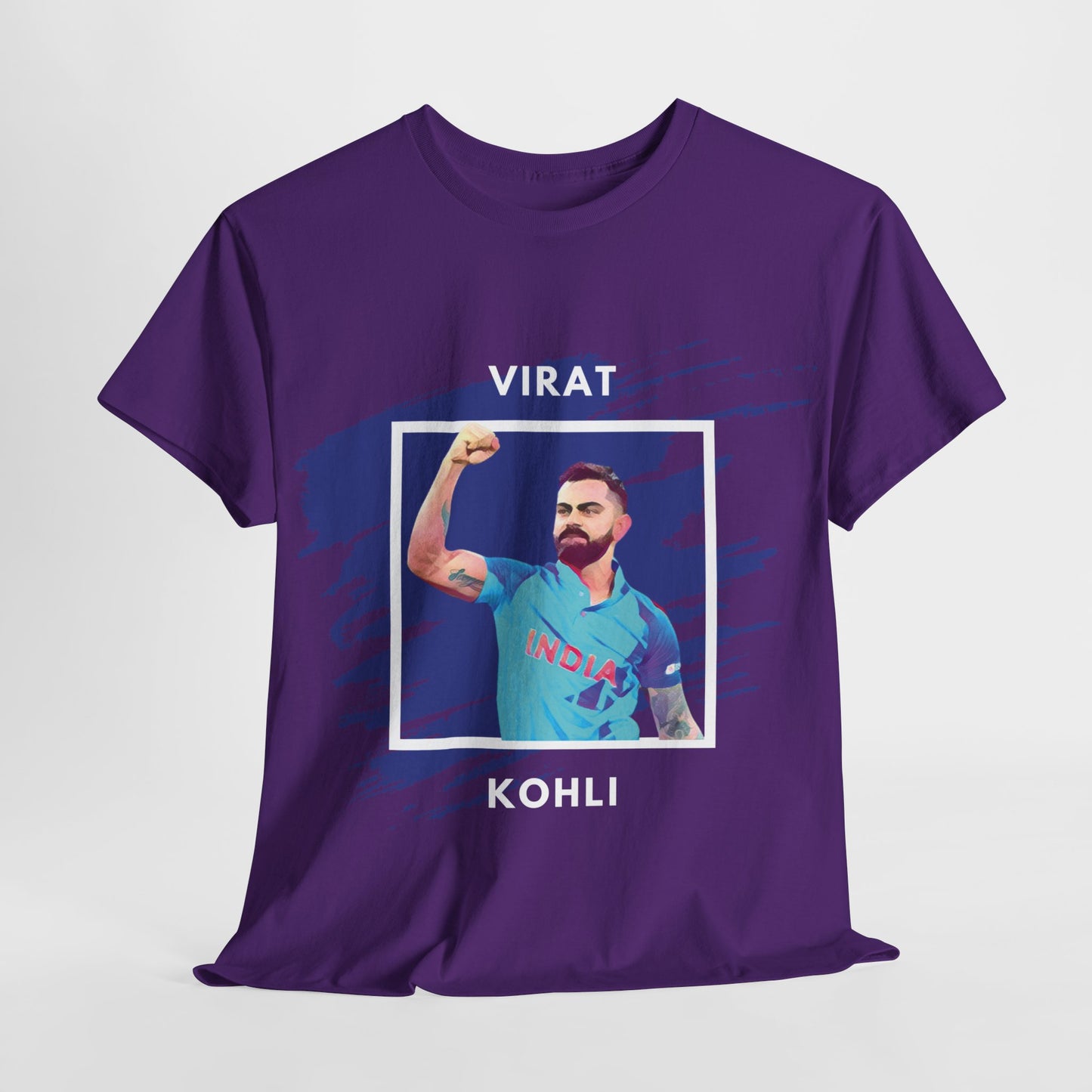 Virat Kohli - Brushstroke frame - Unisex Heavy Cotton Tee