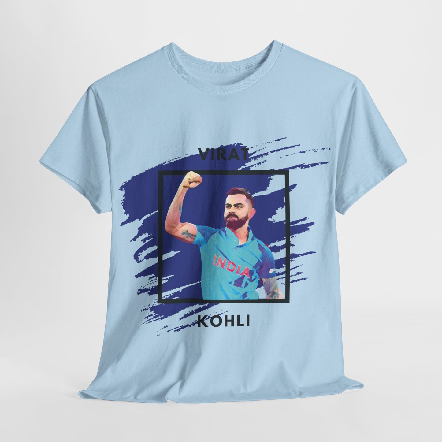 Virat Kohli - Brushstroke frame - Unisex Heavy Cotton Tee