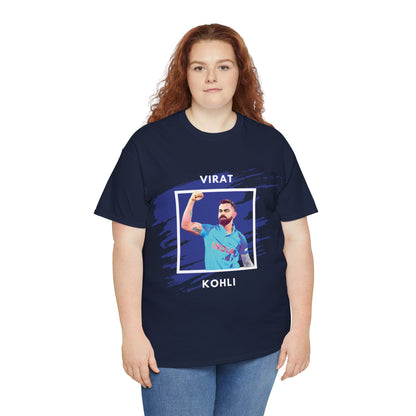 Virat Kohli - Brushstroke frame - Unisex Heavy Cotton Tee