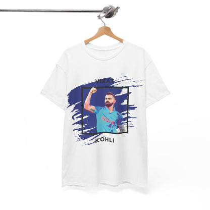 Virat Kohli - Brushstroke frame - Unisex Heavy Cotton Tee