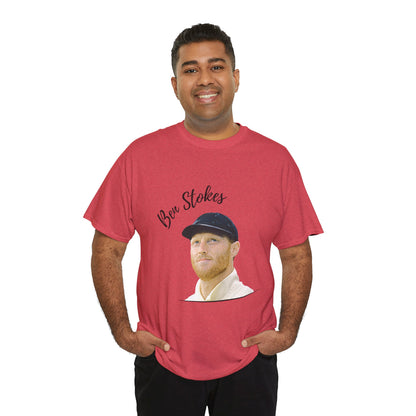 Ben Stokes - Portrait - Unisex Heavy Cotton Tee