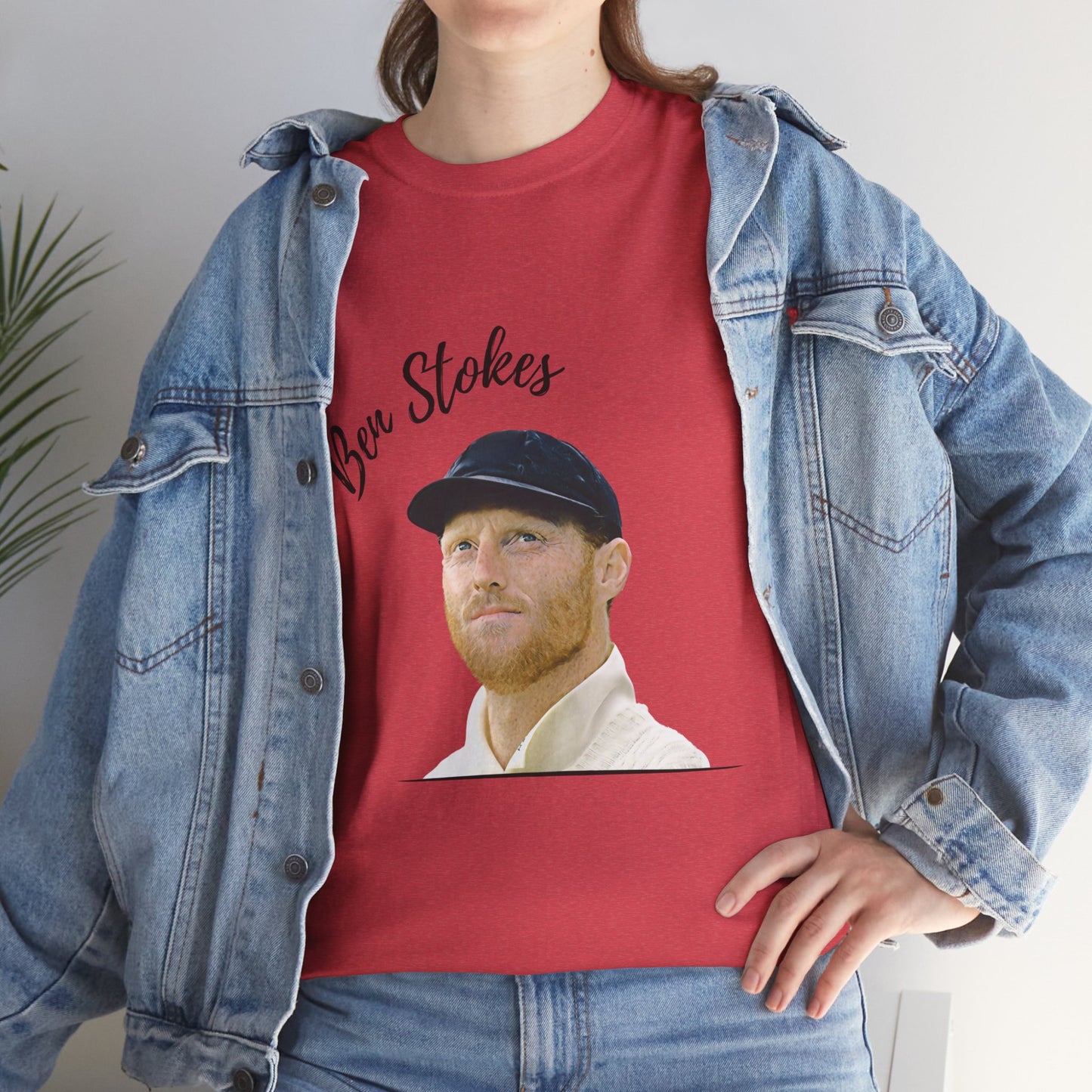 Ben Stokes - Portrait - Unisex Heavy Cotton Tee