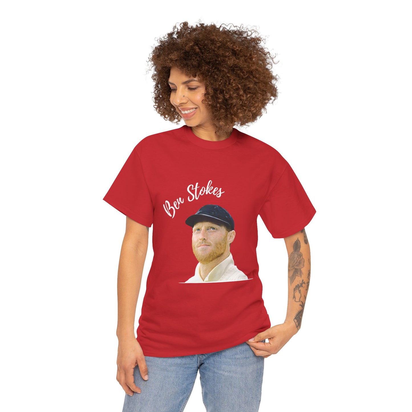 Ben Stokes - Portrait - Unisex Heavy Cotton Tee