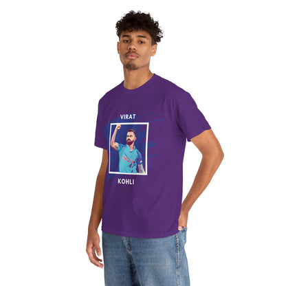 Virat Kohli - Brushstroke frame - Unisex Heavy Cotton Tee