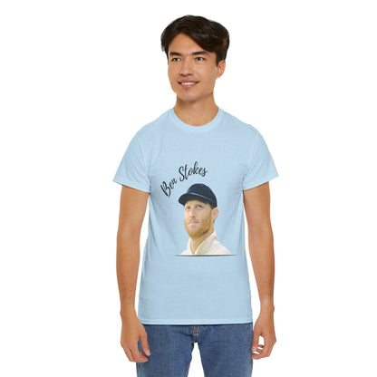 Ben Stokes - Portrait - Unisex Heavy Cotton Tee