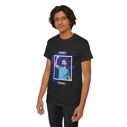 Virat Kohli - Brushstroke frame - Unisex Heavy Cotton Tee