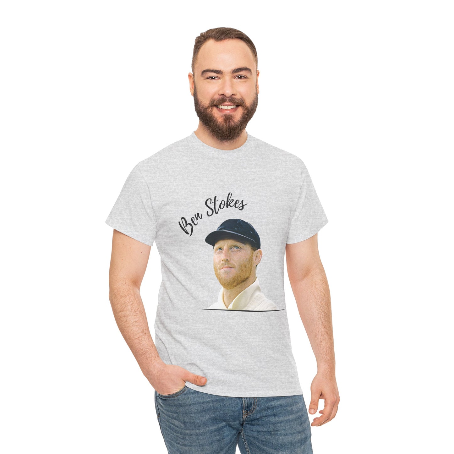 Ben Stokes - Portrait - Unisex Heavy Cotton Tee