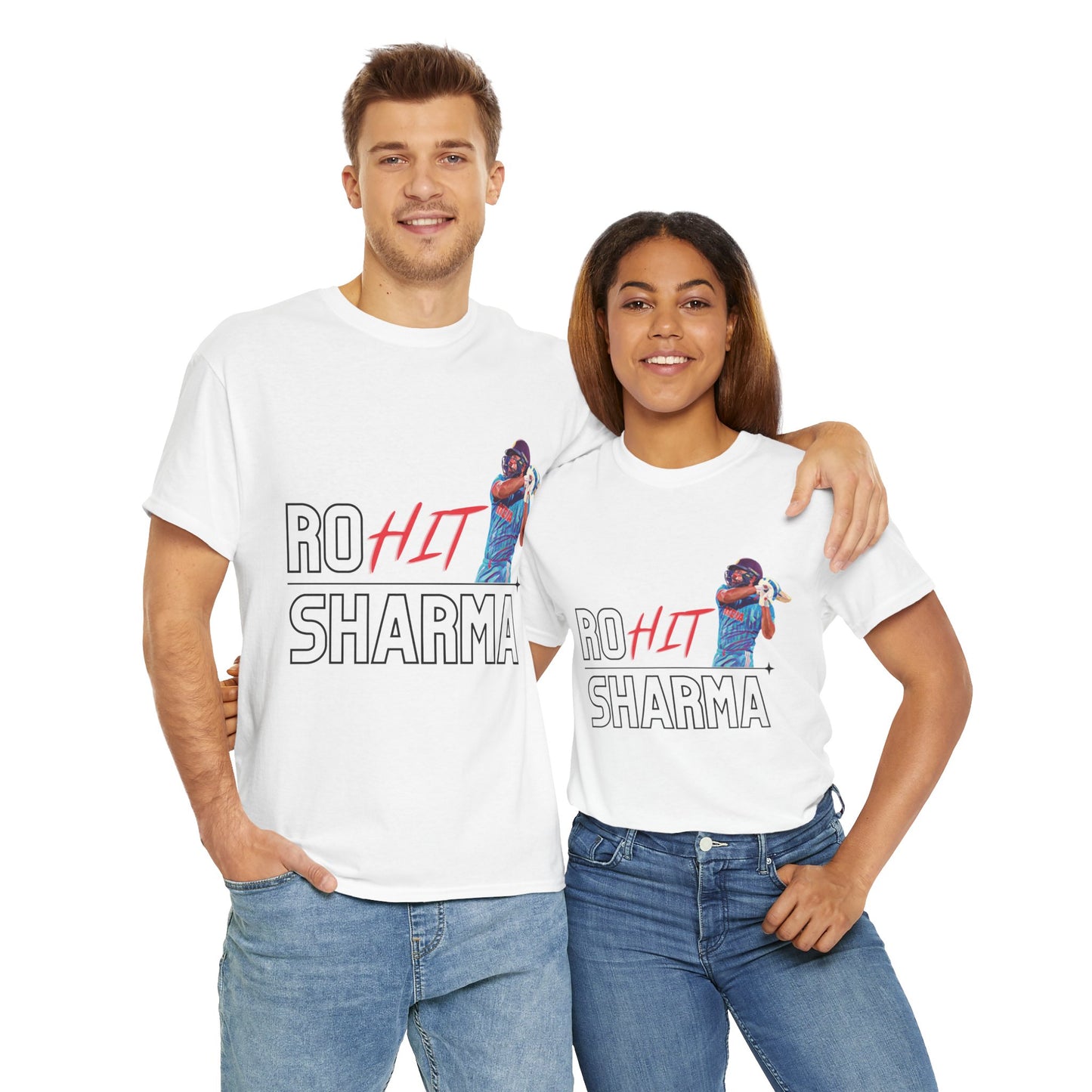 Ro-HIT Sharma - Unisex Heavy Cotton Tee