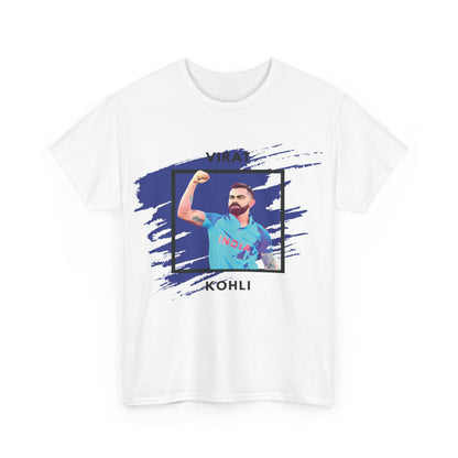 Virat Kohli - Brushstroke frame - Unisex Heavy Cotton Tee