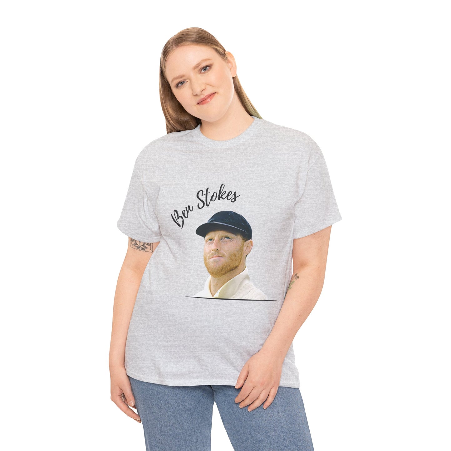 Ben Stokes - Portrait - Unisex Heavy Cotton Tee