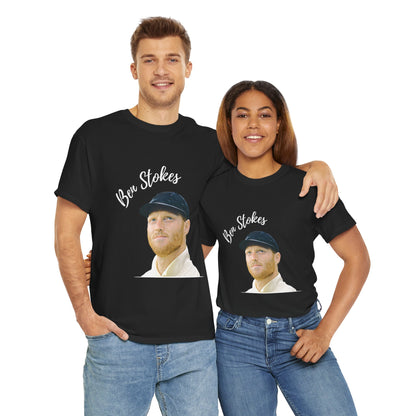 Ben Stokes - Portrait - Unisex Heavy Cotton Tee