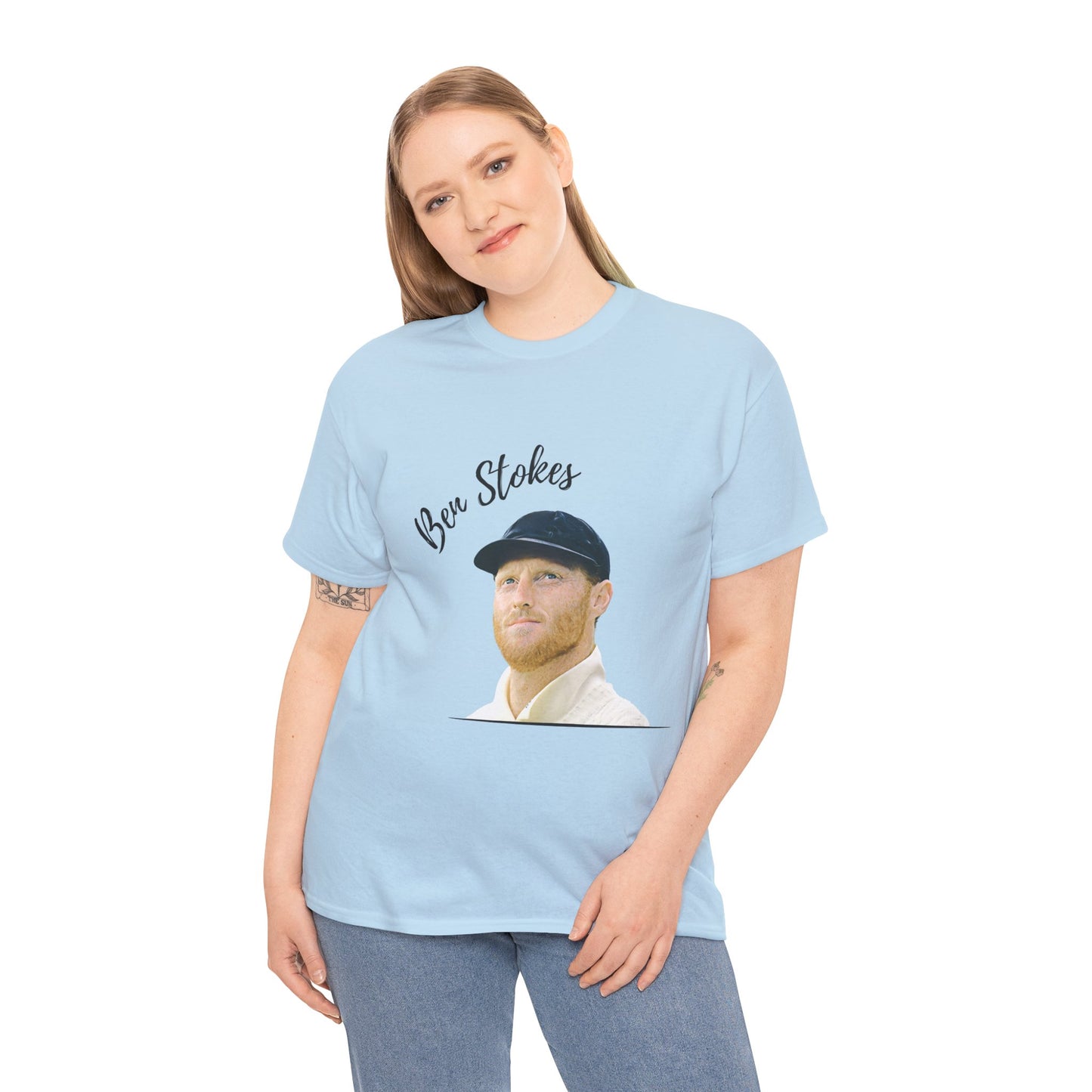 Ben Stokes - Portrait - Unisex Heavy Cotton Tee