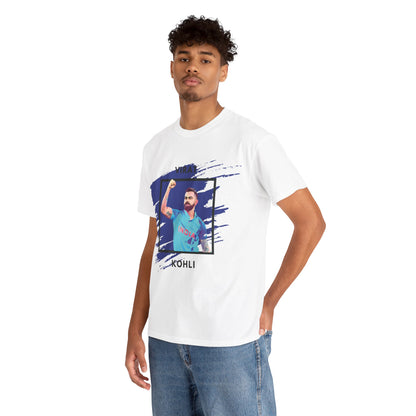 Virat Kohli - Brushstroke frame - Unisex Heavy Cotton Tee