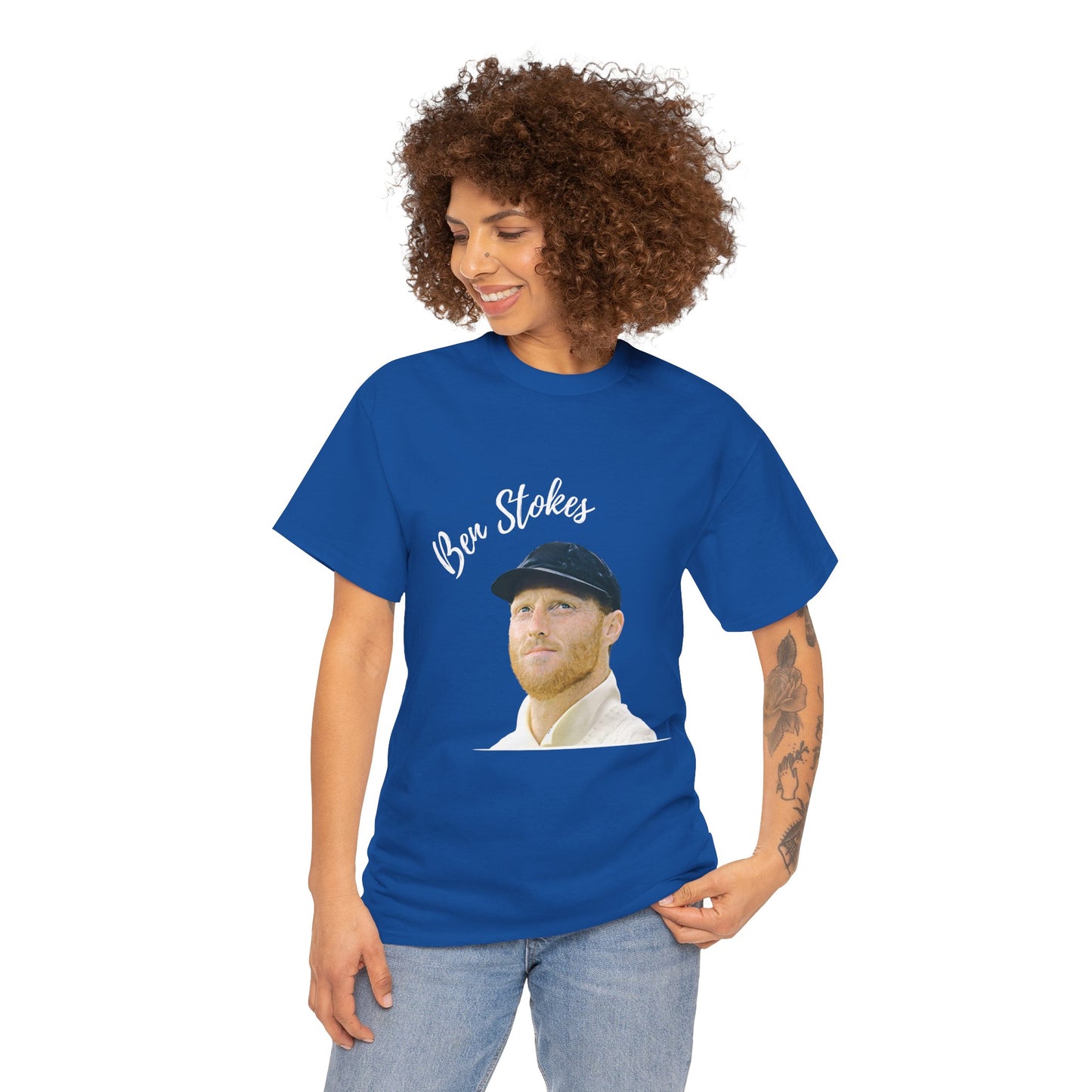 Ben Stokes - Portrait - Unisex Heavy Cotton Tee