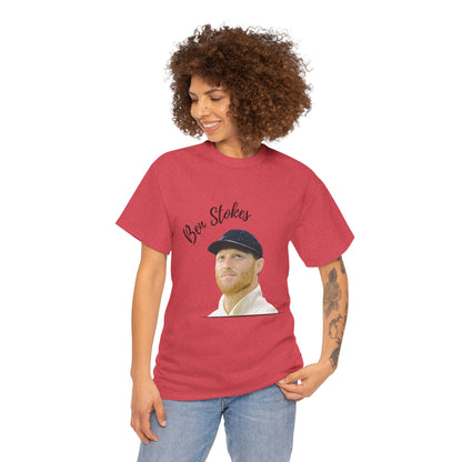 Ben Stokes - Portrait - Unisex Heavy Cotton Tee