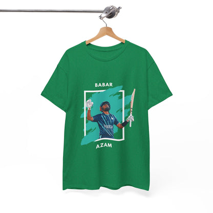 Babar Azam - Brushstroke frame - Unisex Heavy Cotton Tee