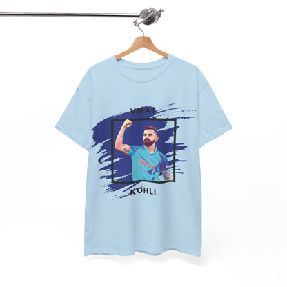 Virat Kohli - Brushstroke frame - Unisex Heavy Cotton Tee