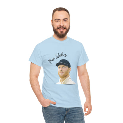 Ben Stokes - Portrait - Unisex Heavy Cotton Tee