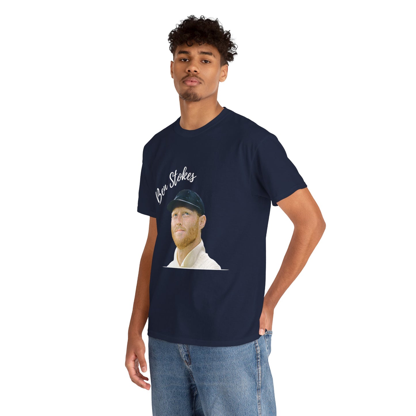 Ben Stokes - Portrait - Unisex Heavy Cotton Tee