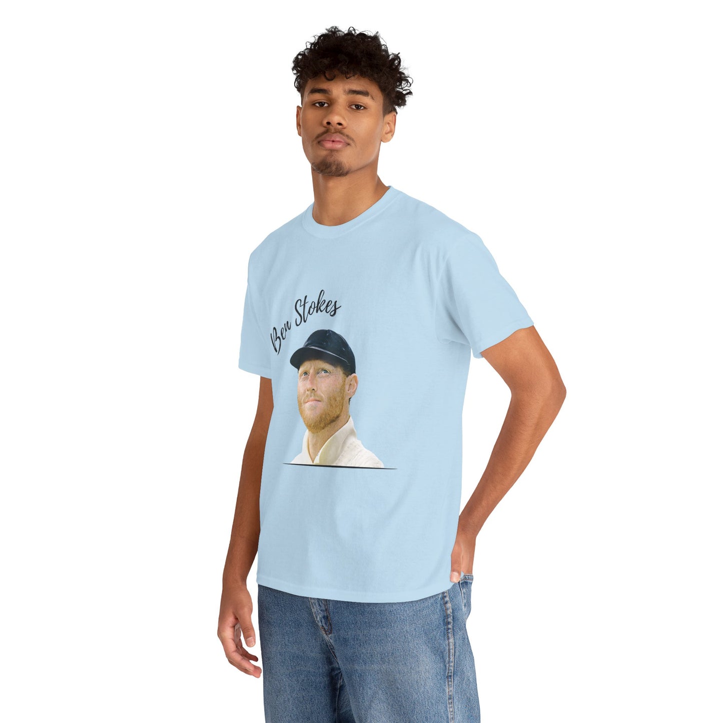 Ben Stokes - Portrait - Unisex Heavy Cotton Tee