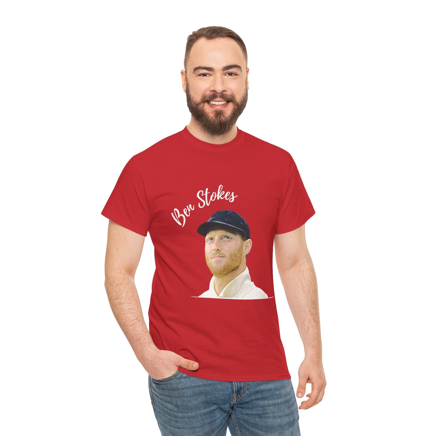 Ben Stokes - Portrait - Unisex Heavy Cotton Tee