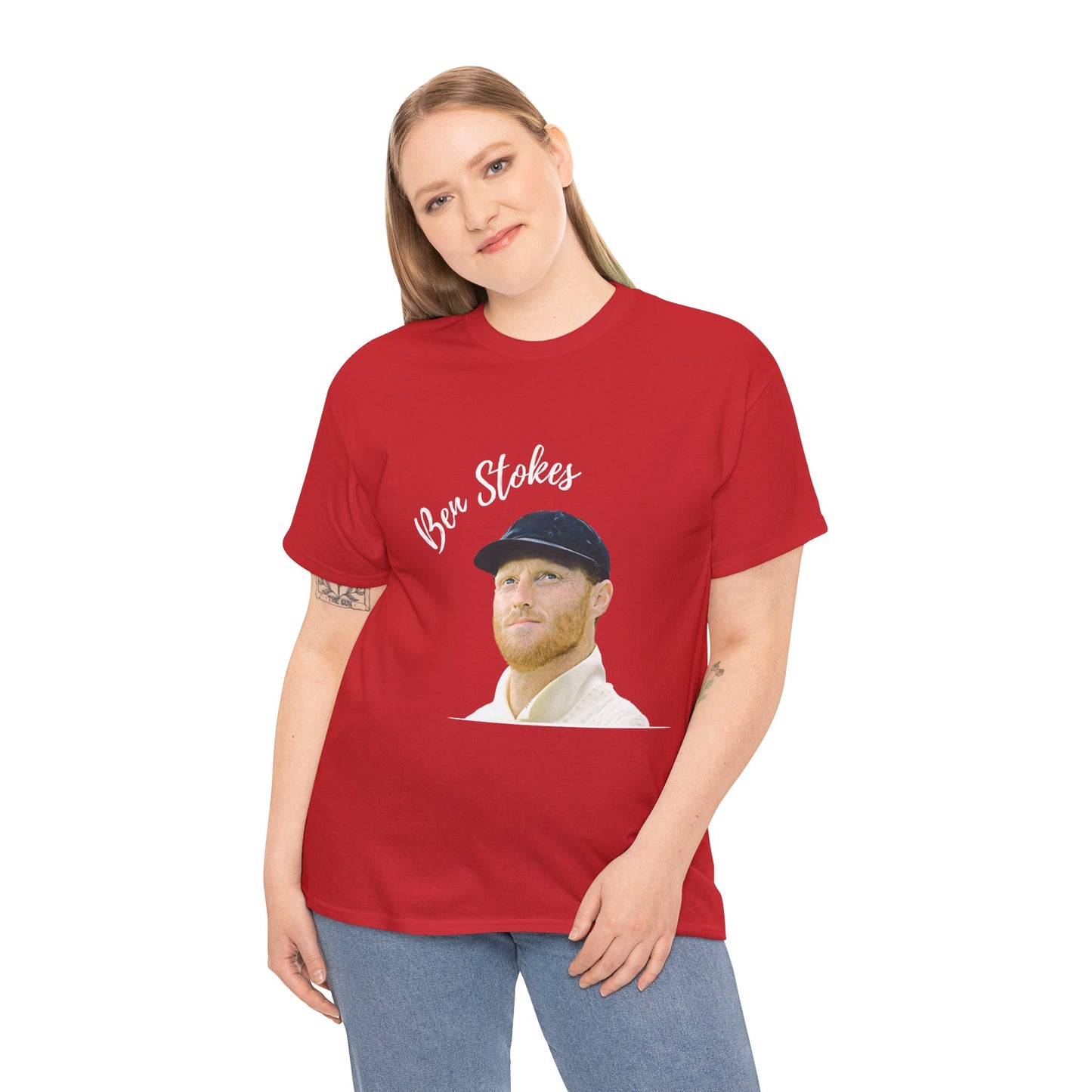 Ben Stokes - Portrait - Unisex Heavy Cotton Tee