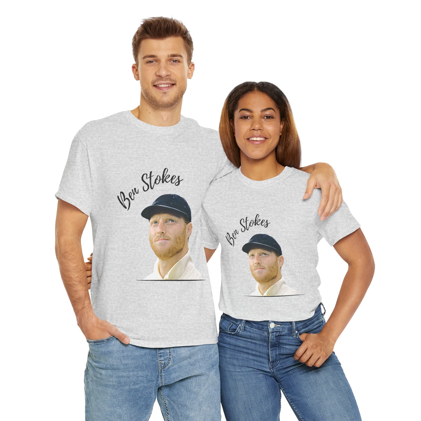 Ben Stokes - Portrait - Unisex Heavy Cotton Tee