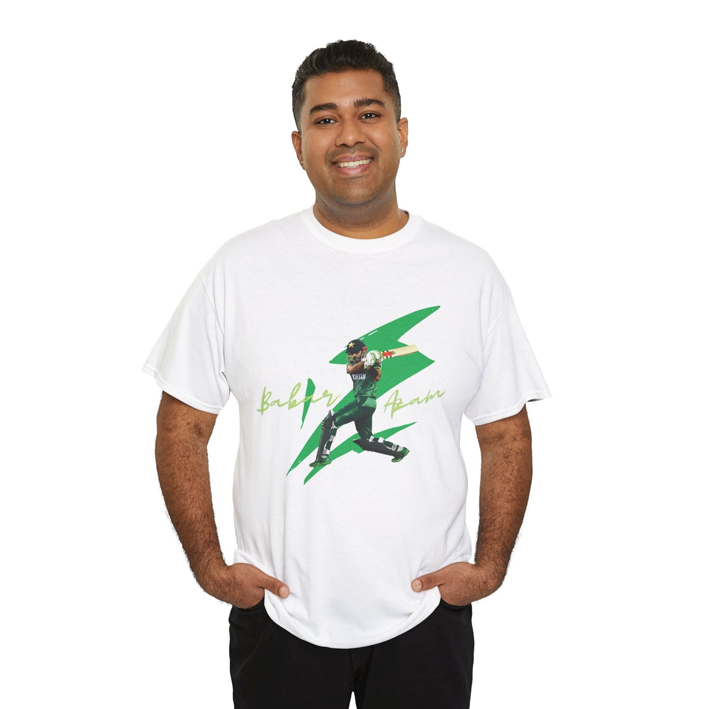 Babar Azam - Lightning Shard - Unisex Heavy Cotton Tee