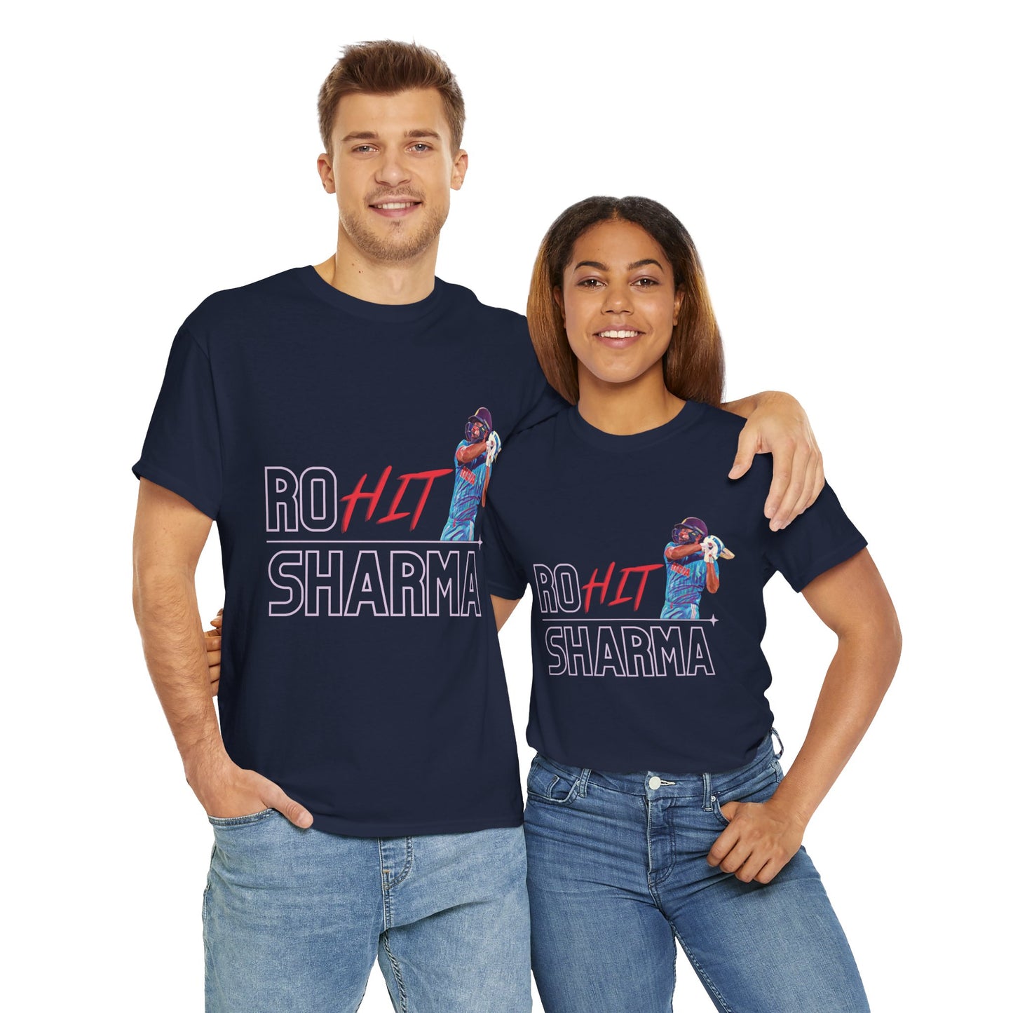 Ro-HIT Sharma - Unisex Heavy Cotton Tee