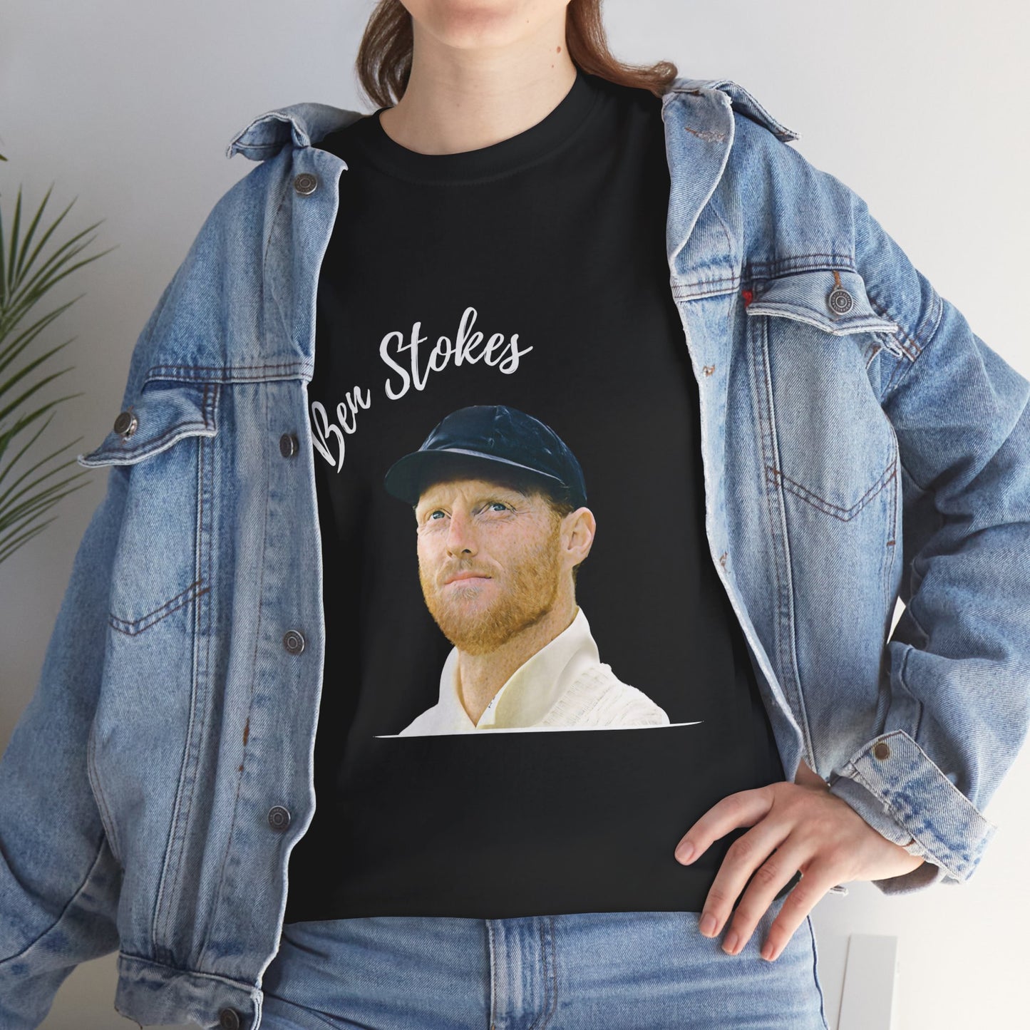 Ben Stokes - Portrait - Unisex Heavy Cotton Tee