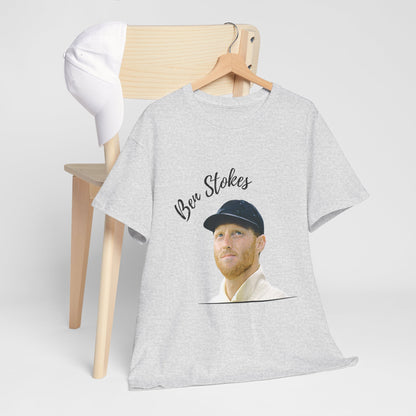 Ben Stokes - Portrait - Unisex Heavy Cotton Tee